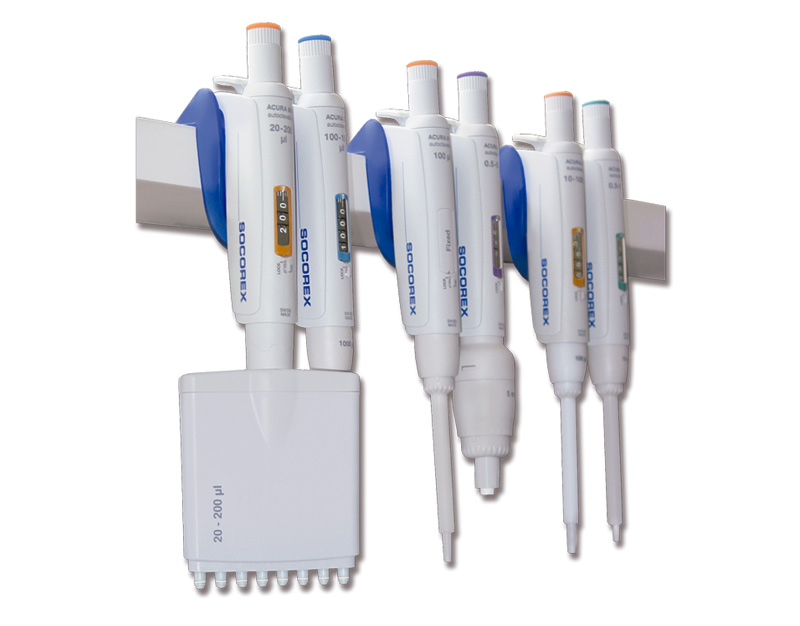Soporte repisa 332 p/2 pipetas